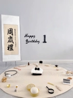 Плетеный ковер, 1м