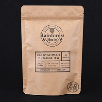 Rainforest Herbs Malaysia Rainforest Pharmaceutical Kaqi Flower Timar Pueraria Tea Bags 25 Bags