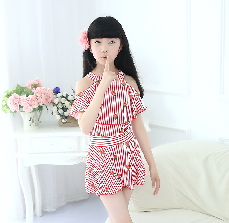 Đồ bơi cho trẻ em gái Chia công chúa Váy Boxers Big Boy Học sinh dễ thương Trẻ em bơi cô gái - Bộ đồ bơi của Kid đồ bơi cho bé gái 12 tuổi