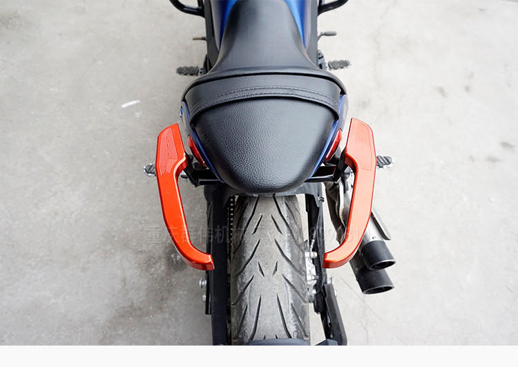 Áp dụng cho Benelli 502C sửa đổi hợp kim nhôm tựa tay phía sau BJ500-6A phía sau tay bảo vệ sừng góc xử lý đuôi - Xe máy Sopiler khung đuôi xe vision