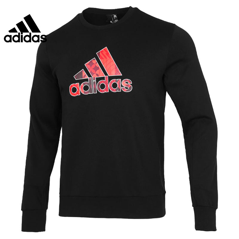 Adidas Official Men's Sports Training Casual Round Neck Sweater