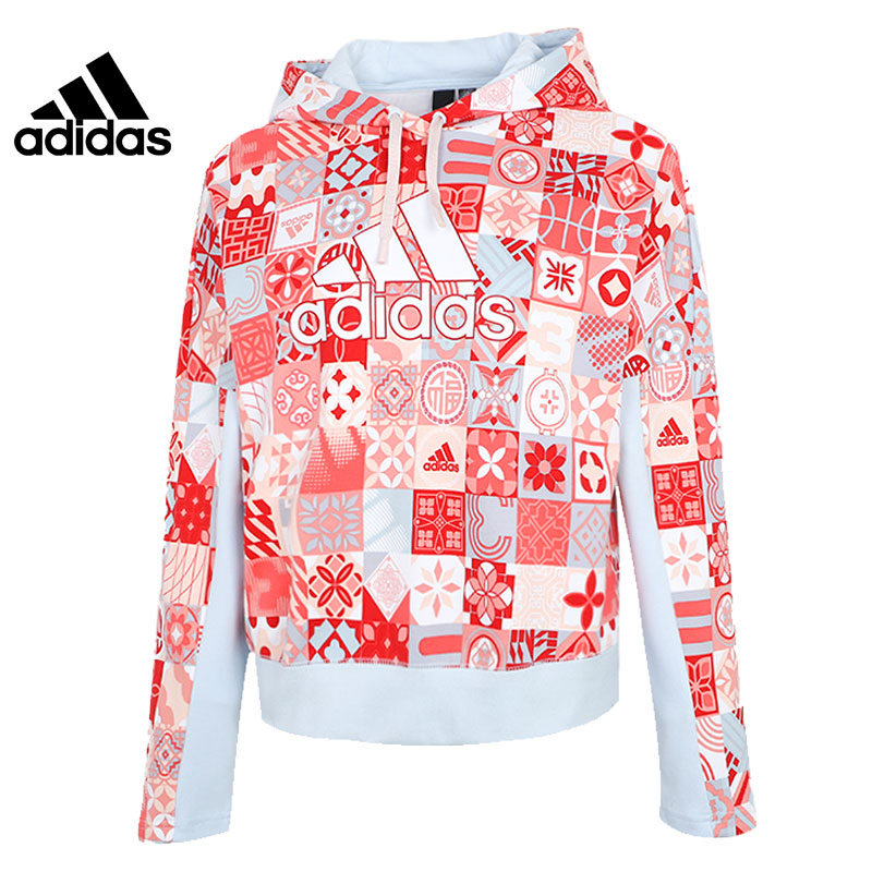 Adidas Women's Sports Training Casual Hooded Sweater Pullover