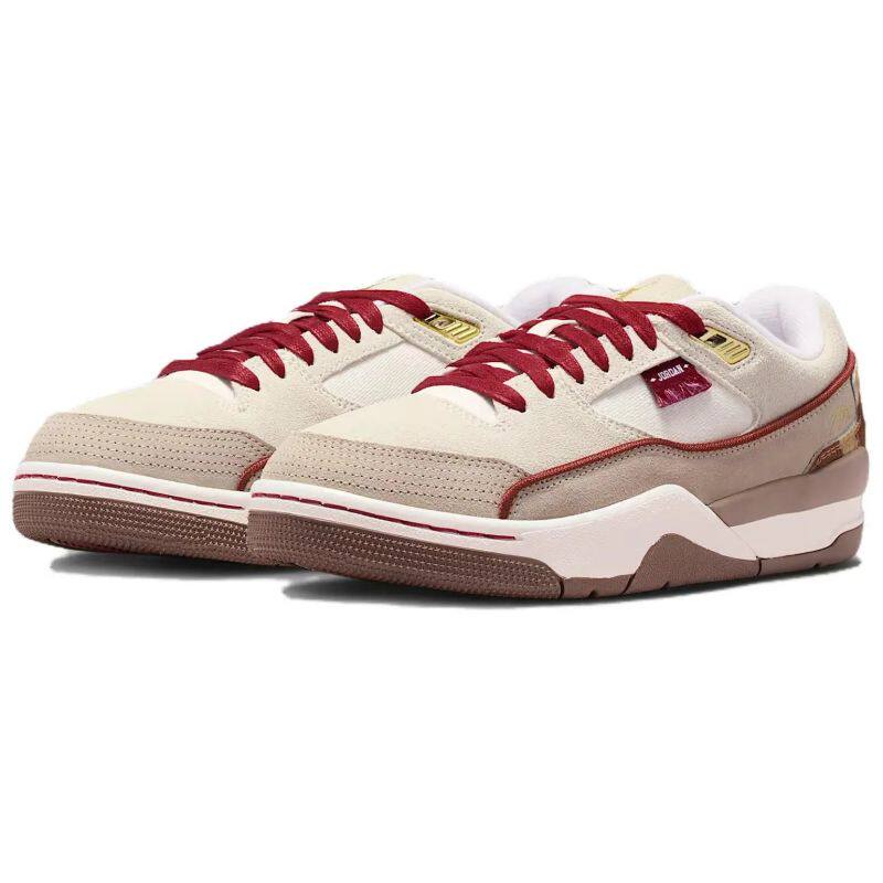 【奥莱剪标款】Nike/耐克运动鞋休闲鞋男女同款Jordan FLIGHT COURT红鞋带马年限定 1Q1107-171