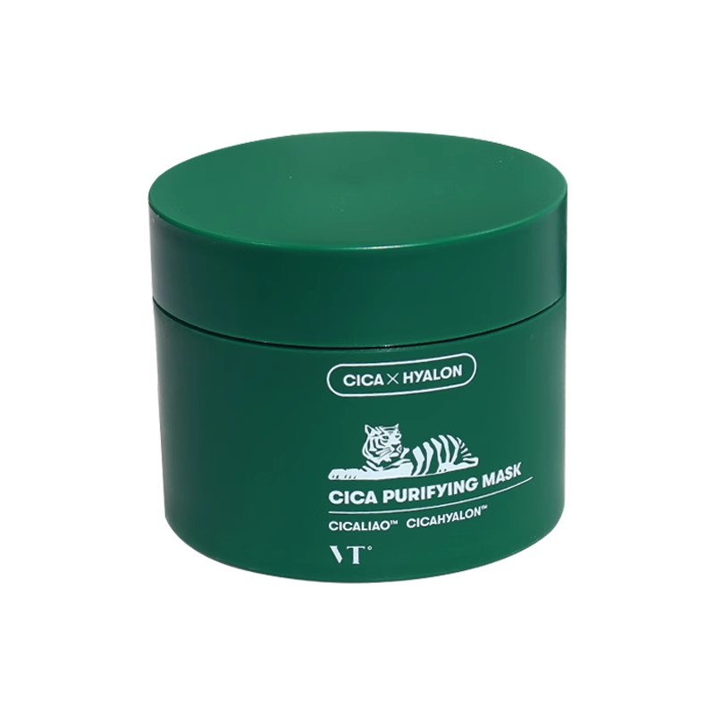 韩国范特VT老虎清洁面膜涂抹泥膜积雪草舒缓补水保湿控油细腻肌肤涂抹式120g