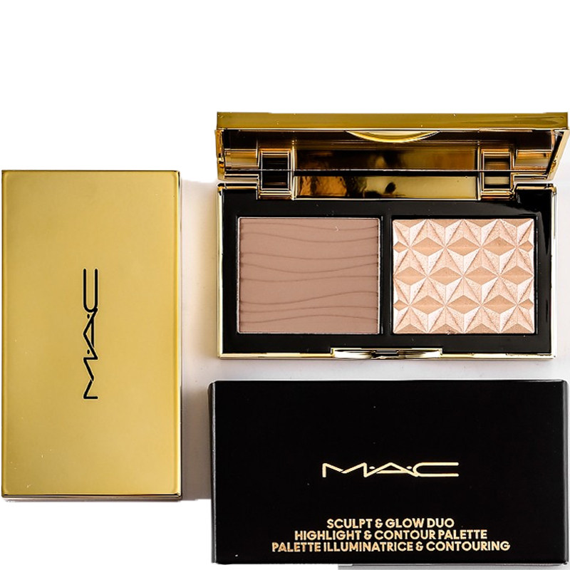 国MAC魅可小金盒 修容盘二合一 生姜高光+Omega鼻影 (原产不带刷子)