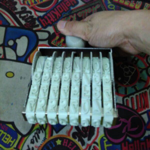 Extremely large 8 digit high 15mm rotary belt printed carton number chapter manual coder