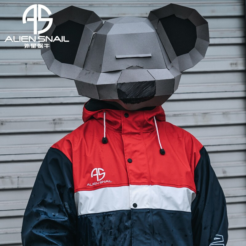 Alien snail wear wear suit two pieces of motorcycle long version of all-body knight rainwear anti-rain cloak