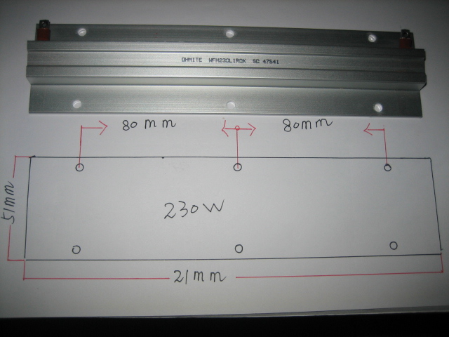 US WFH230L10RK WFH230L50RJ 230W 1R 10R 50R