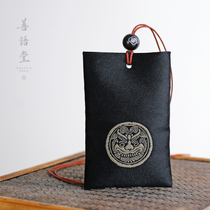 Lucky carry handmade sachet pouch sachet gift Chinese style blessing safety bag car hanging mobile phone Hanfu ornaments