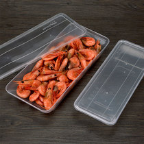 Disposable plastic fish box thick roast duck box roast chicken box skin duck box large packed fish box Japanese sushi box