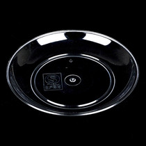 13cm disposable plastic dish Hard transparent round bone dish Seasoning dish Pickles dish Ice dish Vinegar dish 100 pcs