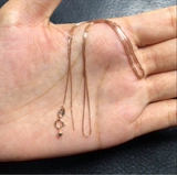 Большая утечка S925 Серебряная игла универсальная цепь. Кусок трехцветного дополнительного 45 (A3-5)