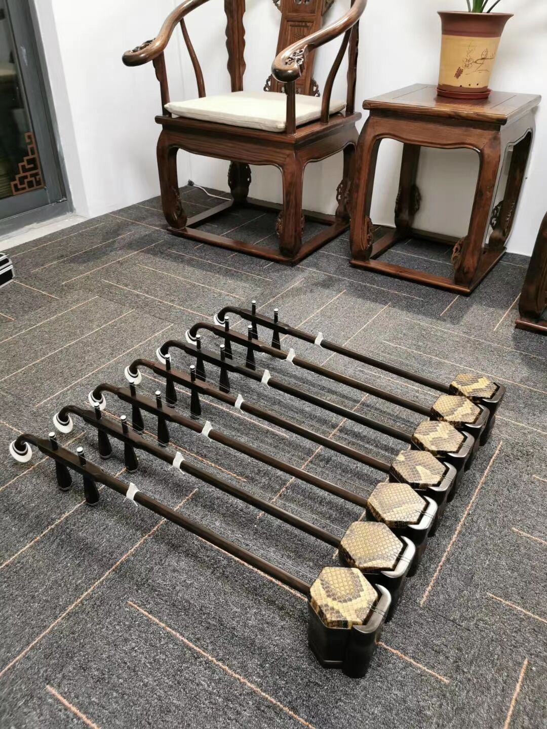 LU04A Fine Mahogany Professional Examination Grade Erhu Suzhou XiaoHaiqiu Refined Two Star Mahogany Erhu