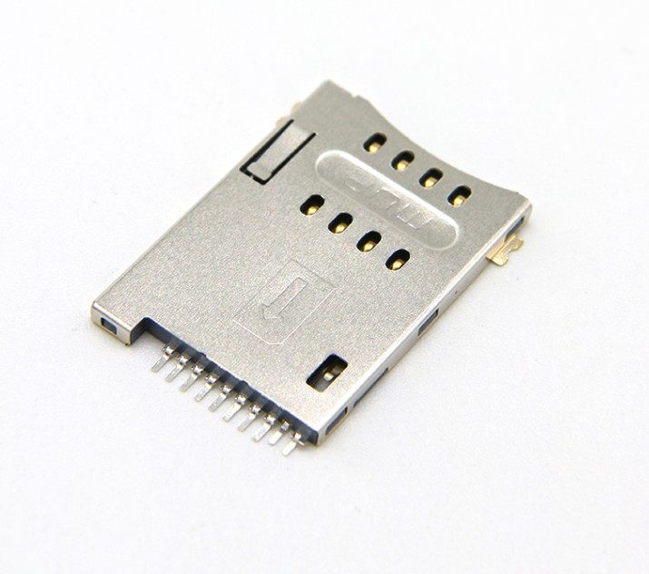 MUP C720 SIM卡座8+2P 自弹卡座  自弹式SIM卡槽10P C720 原装MUP