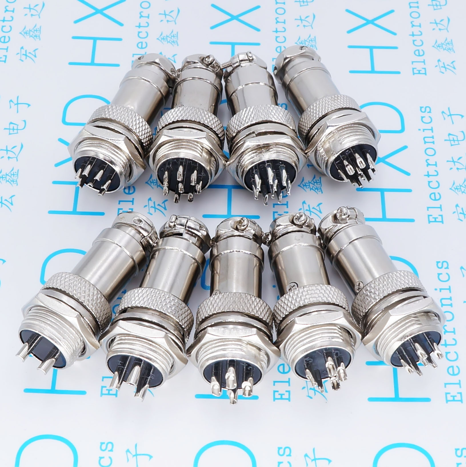 GX16 Air plug diameter 16MM connector male head pairing 2P 3P 4P 5 6 7 8 9P cores