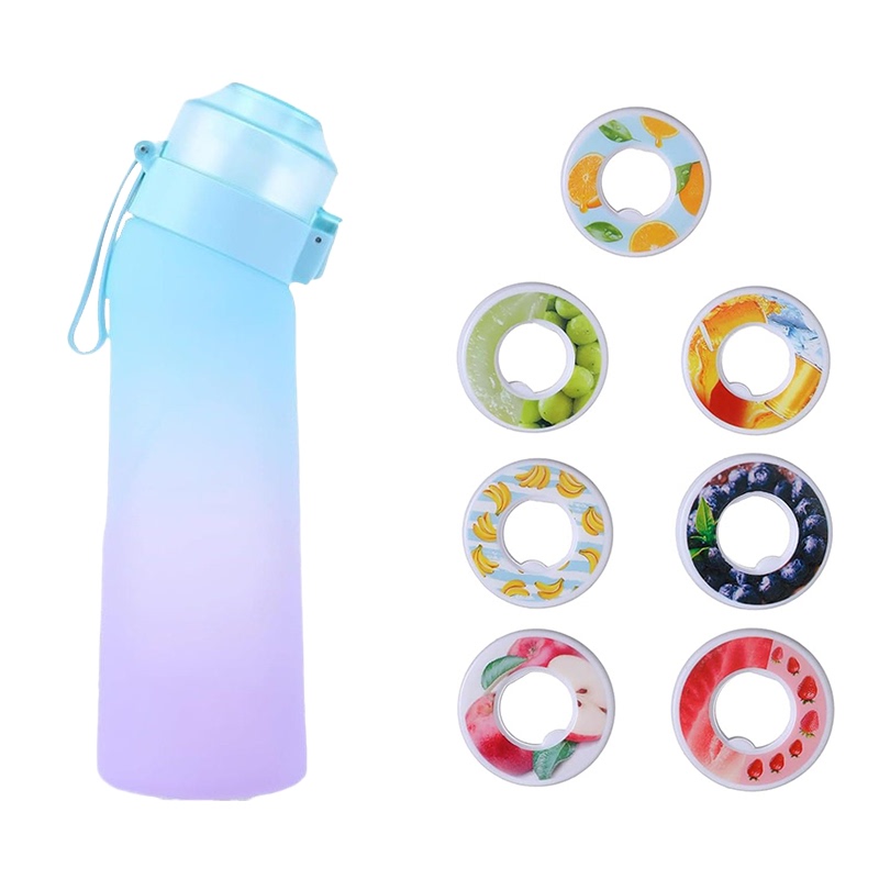 Scented Water Bottle Airup 650ml Playful Fruity Water Bottle 0 Sugar 0 Calorie Cup Air Sports Water Cup with Cup Brush