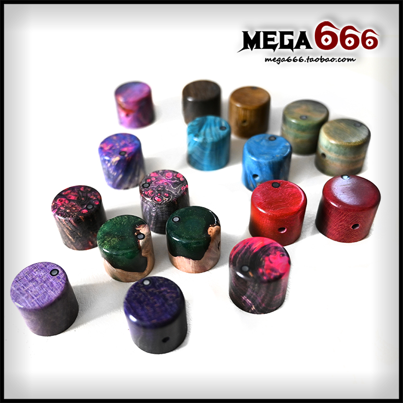 (mega 666) woody knob Wooden Knob electric guitar BASS stabilized wood volume knob