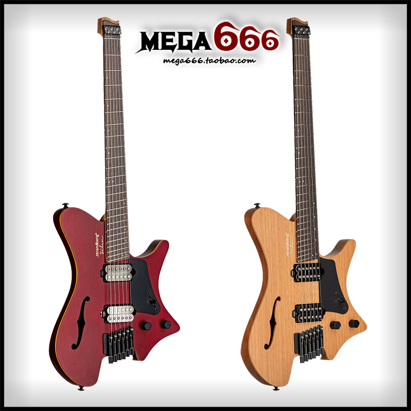 (mega666) Strandberg SALEN JAZZ NX Jazz series 6 string headless piano electric guitar