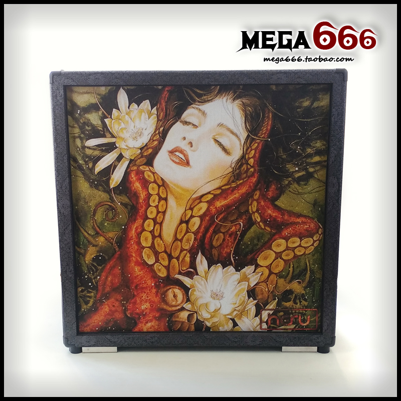 (mega 666 )Poland HESU 412 Custom M41 2 Painted electric guitar speaker cabinet