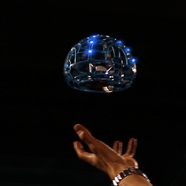 Smart gesture sensing aircraft ufo suspended ball Black technology Magic flying ball Colorful hand-controlled childrens toys