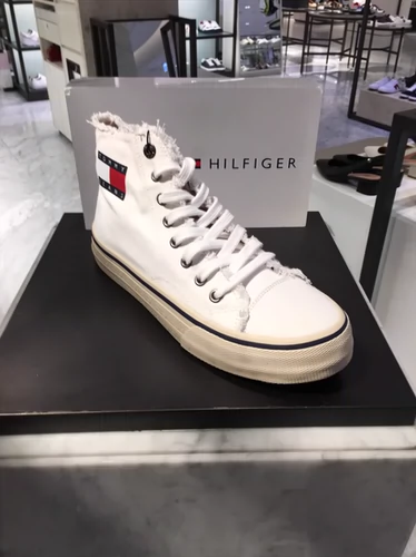 Tommy hilfiger, тканевые джинсовые туфли подходит для мужчин и женщин