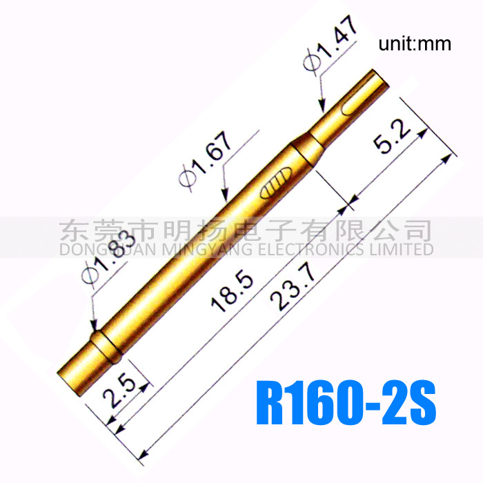 Huong probe cover R160-2S ring high 2 5MM welded linear needle sleeve test syringe needle base