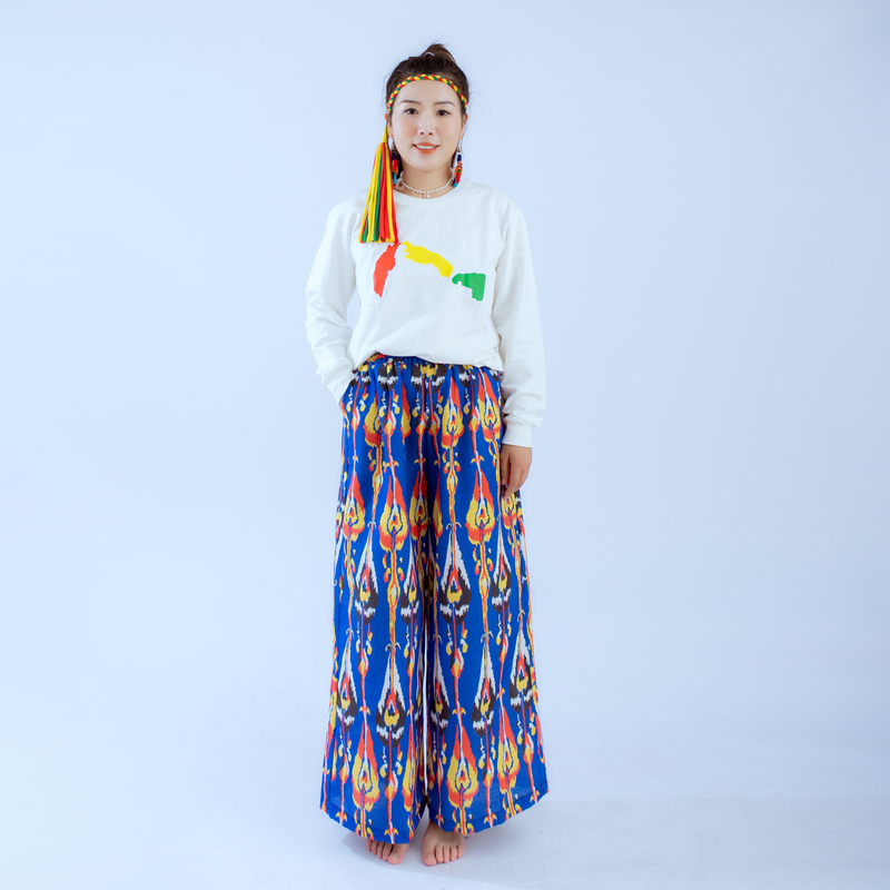 African Drum Performance Clothing Set 2026 Spring Men's and Women's Ethnic Style Printed Casual Clothing Loose Wide-Leg Pants
