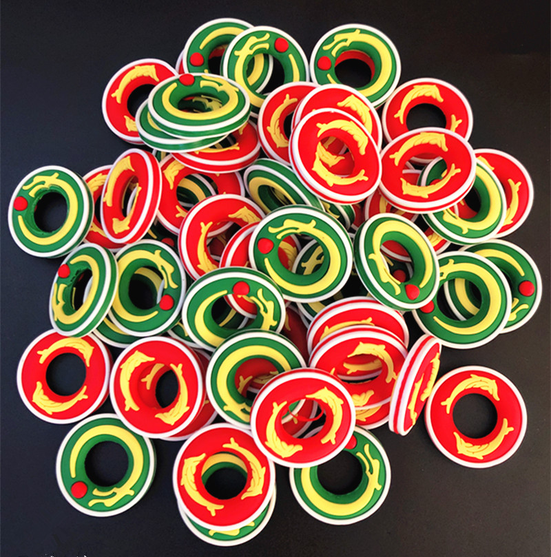 Fishing rod rubber rod anti-slip o type ring rod stop hand rod quality silicone rod stop gadget