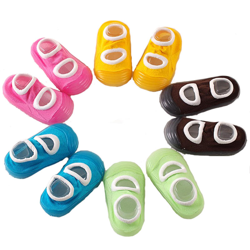 Thin children waterproof floor socks toddlers shoes early to teach shoe cover baby non-slip school foot socks 1-3 years old