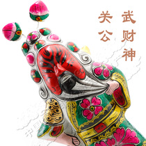 Suyi Song) Fengxiang clay sculpture) Guan Gong ornaments) Wu Caishen hand-painted traditional folk non-heritage gifts