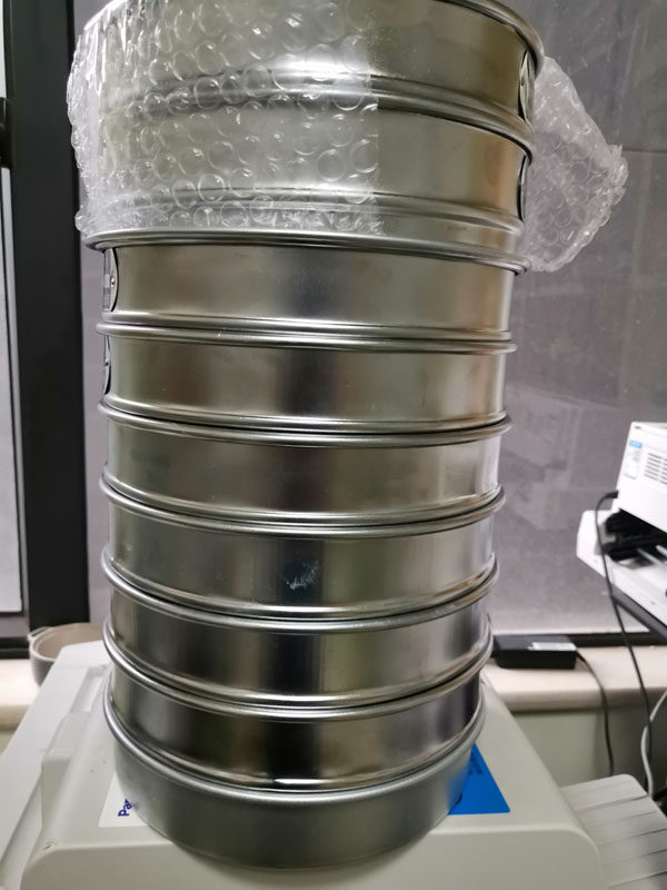 Double-layer punching frame 304 stainless steel mesh standard sieve flour sieve sample sieve