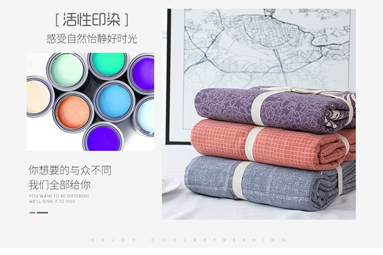 Mùa thu và mùa đông dày chà bông dày 1,8 / 2m giường đôi 100% cotton đơn giường đơn 1,2 / 1,5m - Khăn trải giường bộ ga trải giường everon