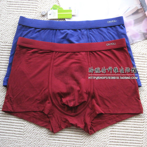  Eurinya eco-bamboo-spun bamboo fiber men's four-corner underpants high-end underwear NN125