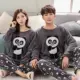 Bộ đồ ngủ đôi flannel dài tay mùa thu đông nam và nữ ngọt ngào và đáng yêu cộng với kích thước cộng với nhung lông cừu dày san hô mùa đông đồ ngủ khủng long