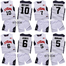  13 new American team basketball suit set dream ten basketball suit training suit competition team uniform empty board custom DIY