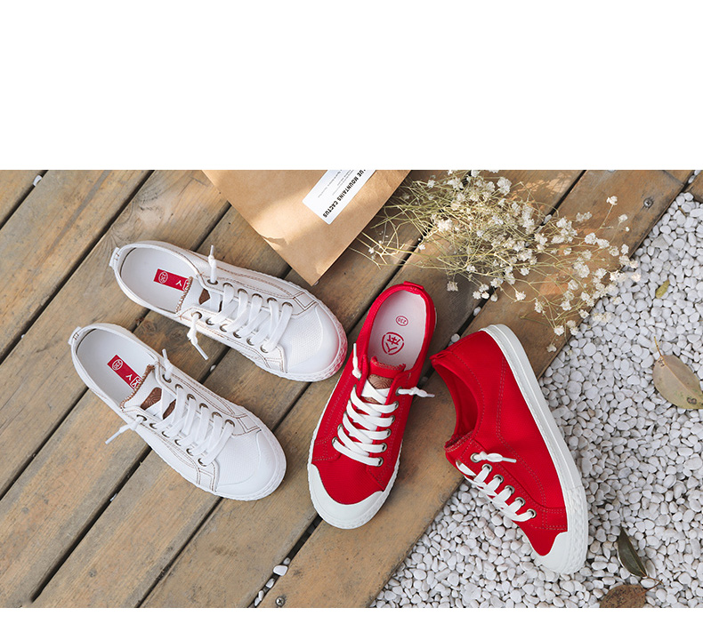 Giày vải nam nữ màu đen hoang dã 2019 mùa xuân phiên bản mới của Hàn Quốc giầy nữ cao cấp