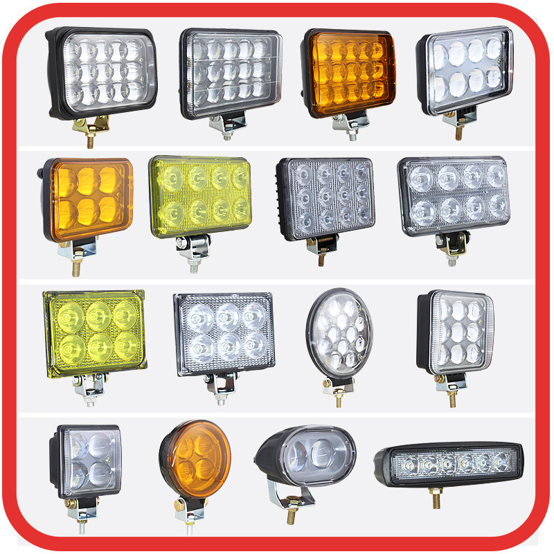 Car led headlamps 12v24v wagon reversing light retrofitting intense light ultra bright and far-light, off-road vehicle spotlight fog lights 