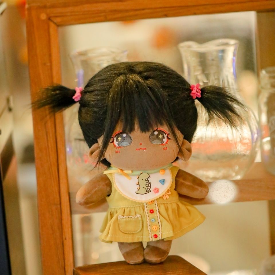 20 cm Cotton Dolls Fried Caramel Marchino No Property Doll Cute Changing Doll