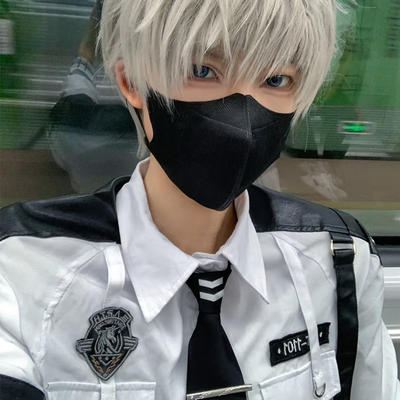 "Love and Deep Space Shen Xinghui cosplay as' Morning Patrol 'and' Deep Night Alert 'Evol Special Police Cosplay costume and wig complete set.