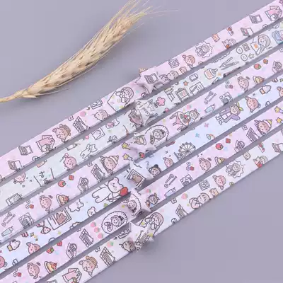 Good table friends * Creative lucky star wishing bottle star handmade folding note five-pointed star star color paper printing cartoon