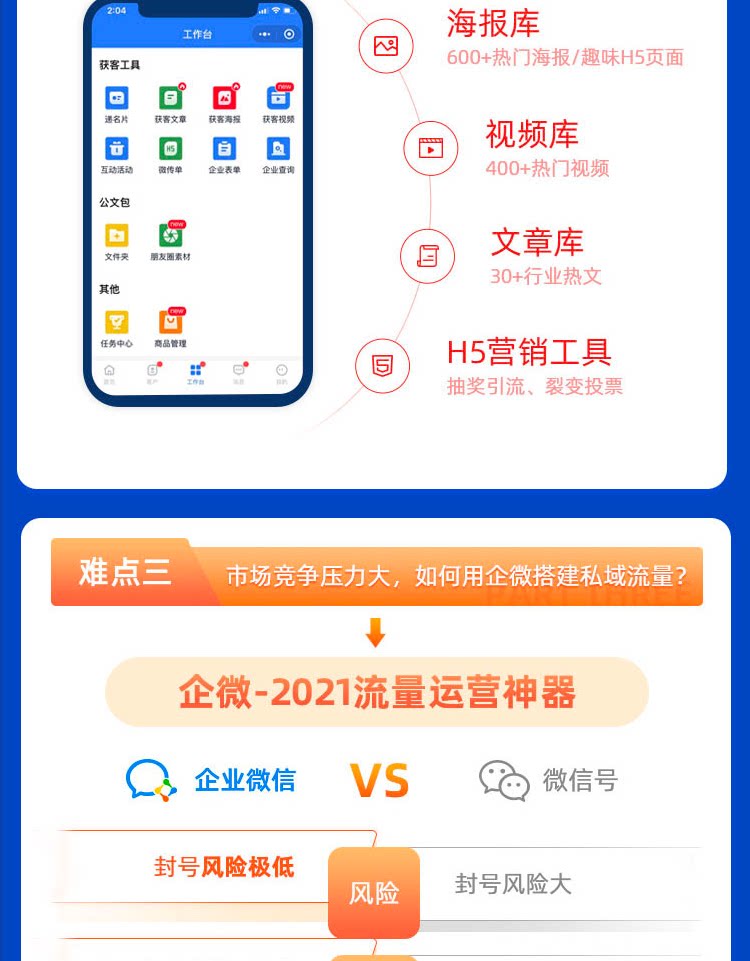 企业微信SCRM管理系统单企业源码部署代理可贴牌会话存档渠道活码