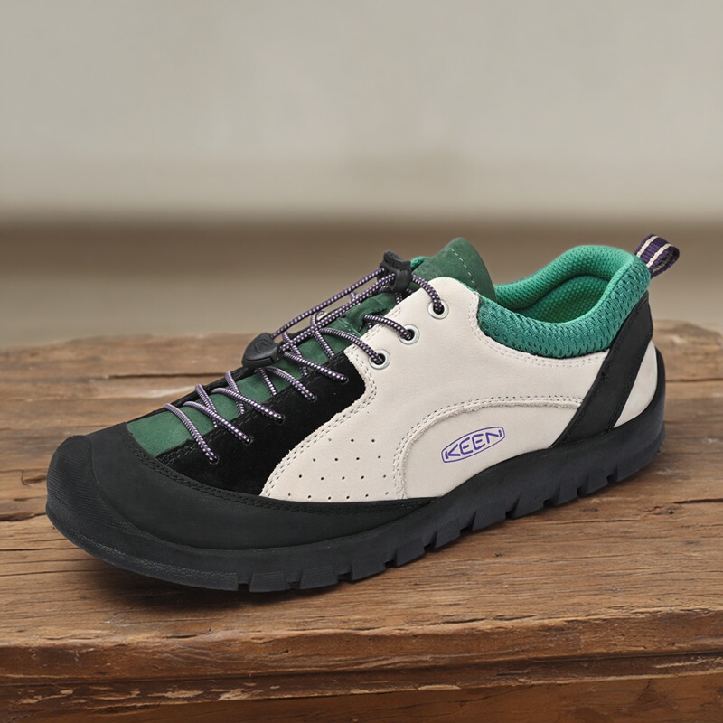 Cohen Keen Men's Shoes Spring and Autumn Outdoor Hiking Genuine Leather Men's and Women's Non-Slip Lightweight Hiking Shoes Lace-Up Casual Sports Shoes