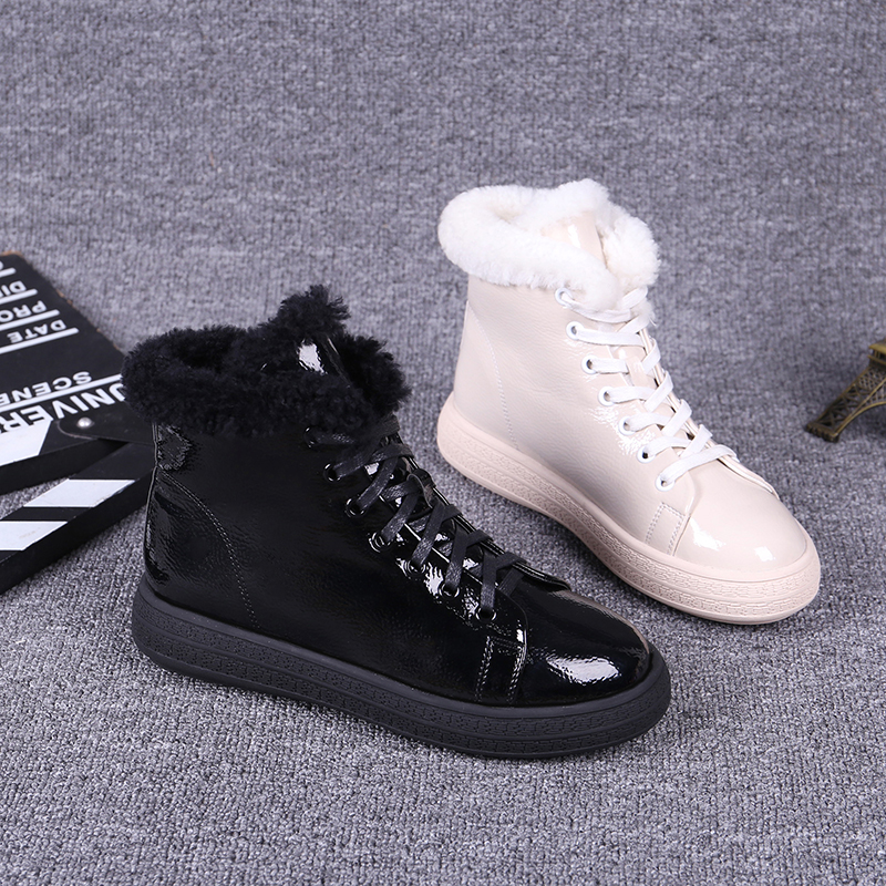 Decode and cleaning : No refund to change snow boots plus thicker and waterproof anti - slip hundred and fur one short boots