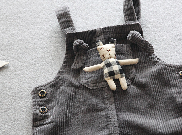 Robe enfant en velours côtelé - Ref 2043610 Image 13