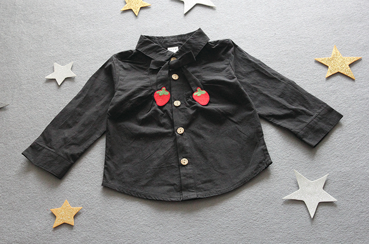 Chemise fille à manche longue en coton - Ref 2085684 Image 20