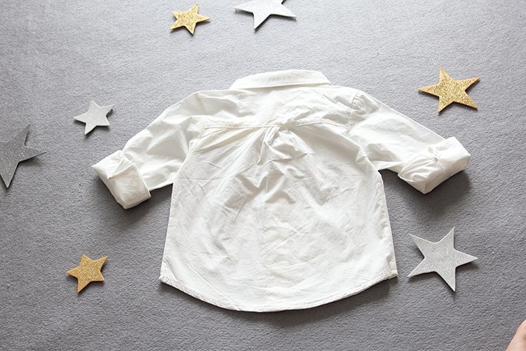 Chemise fille à manche longue en coton - Ref 2085684 Image 18