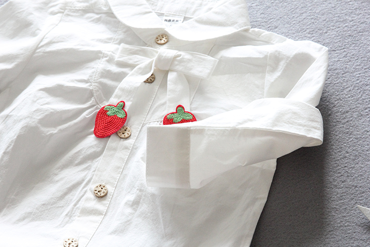 Chemise fille à manche longue en coton - Ref 2085684 Image 16