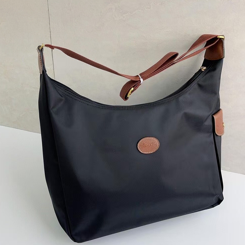 Longchamp Hobo Retro Messenger Bag, Same Style as Faye Wong, Shoulder Handbag, Underarm Shoulder Bag for Women Longchamp Hobo Retro Messenger Bag, Same Style as Faye Wong, Shoulder Handbag, Underarm Shoulder Bag for Women