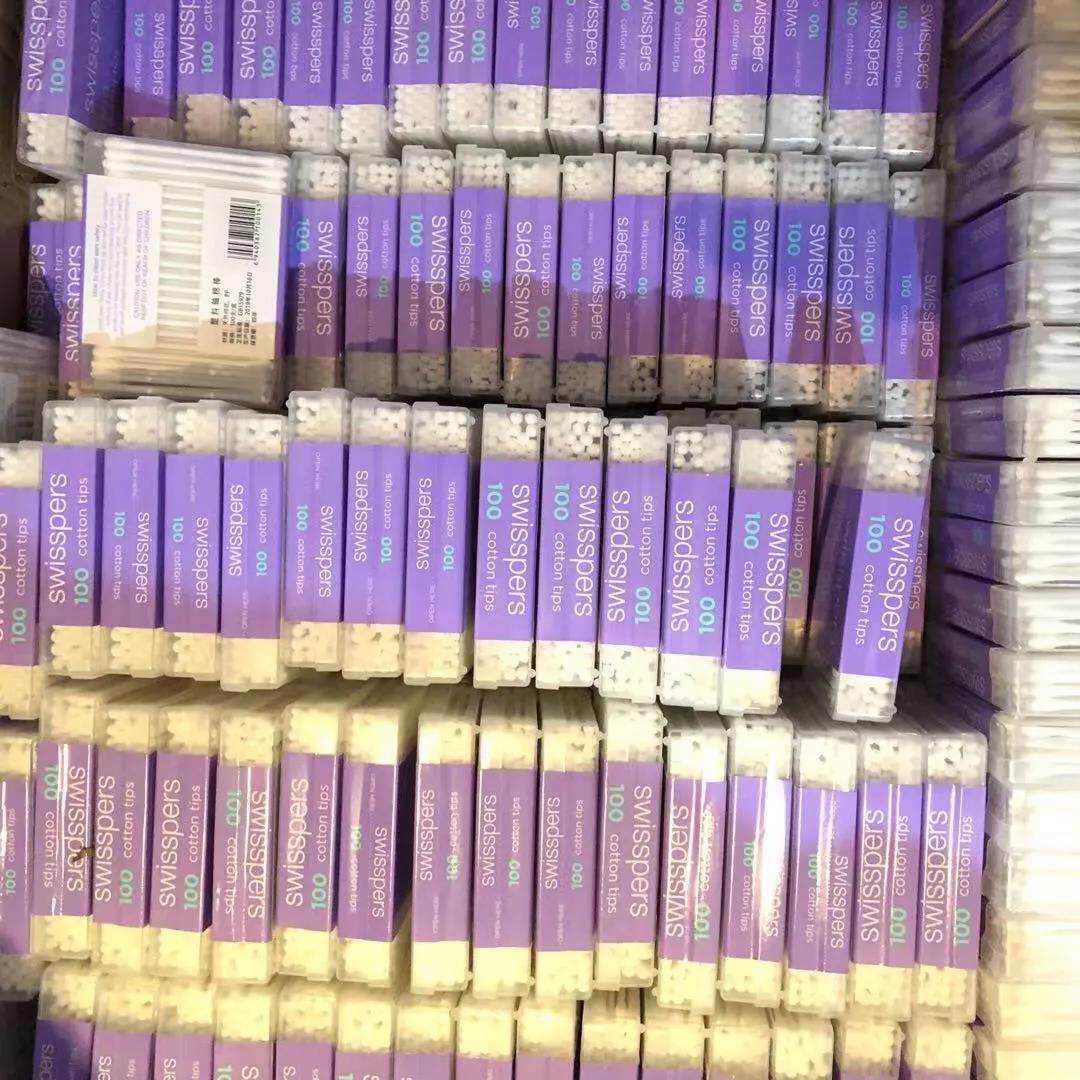 Foreign trade original single clean makeup remover cotton swab lip makeup nasal passage 100% absorbent cotton beauty cotton swab