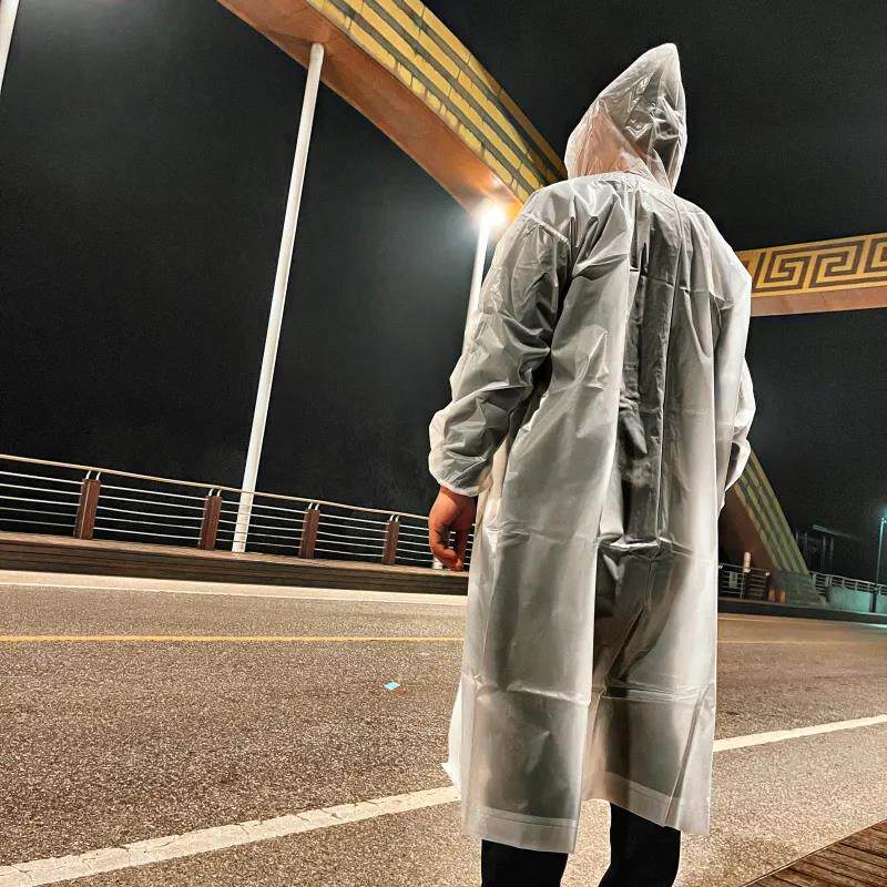 Travel outdoor B preparation thickened with convenient protective light raincoat EVA waterproof fashion environmental protection rain cape